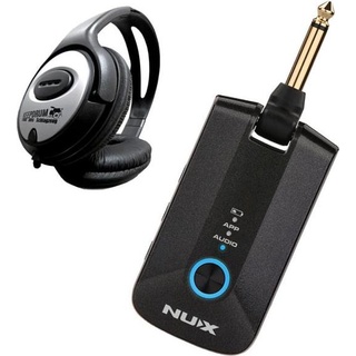 NUX Mighty Plug Pro Amp-Plug mit Kopfhörer (Bass Boost, Display, USB-DAC, Gain-Schalter, Powerbank, USB Host, Mikrofon, Bluetooth), Kopfhörerverstärker