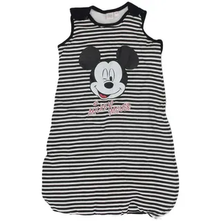 COFI 1453 Mickey Maus Weicher und atmungsaktiver Baby Schlafsack aus Baumwolle, Ärmellos, 70 cm