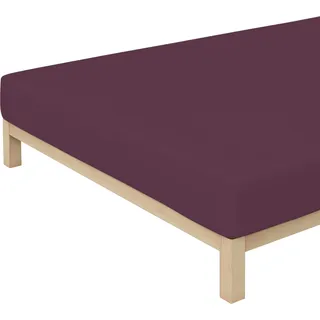 Baumwolle 90 x 190 - 100 x 220 cm purple deep