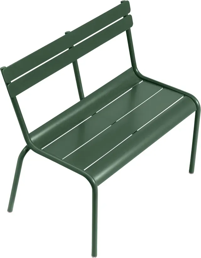 Fermob LUXEMBOURG KID Bank aus Aluminium 58,5x32x55 cm - Zederngrün