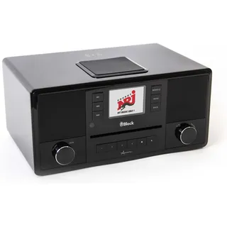 Block AURORA Smartradio Hochglanz-schwarz