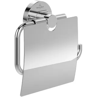 Villeroy & Boch Elements Tender Toilettenpapierhalter mit Deckel, chrom