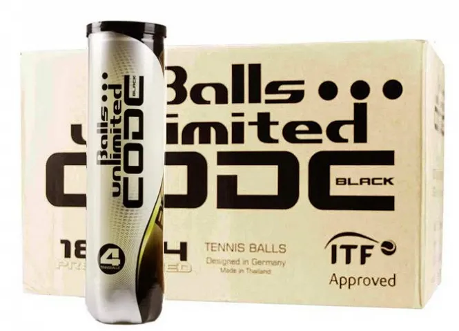 Tennisbälle - Balls Unlimited Code Black 25x4er Balldose
