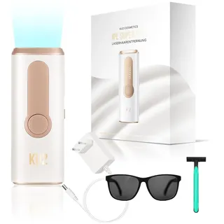 KU2 IPL Supersilk – IPL Haarentfernungsgerät für Damen & Herren – Schmerzfreie Alternative zur Laser Haarentfernung für Gesicht & Körper – Dauerhafte Haarreduktion für Zuhause