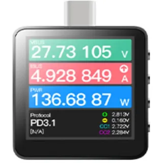 Laikoutd Power Z Typ C Km003C Voltmeter Ladegerät Digitale Amperemeterspannung Strom Ripplesvolt Messgerät Detektor Handy Repair Tool