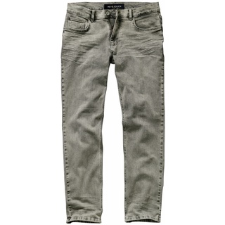 Mey & Edlich Herren Jeanshose Regular Tapered Grau einfarbig - 34/34