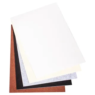 Rayher Bastelfilz selbstklebend 20 x 30 cm Weiß/Braun/Schwarz/Grau 5 St.