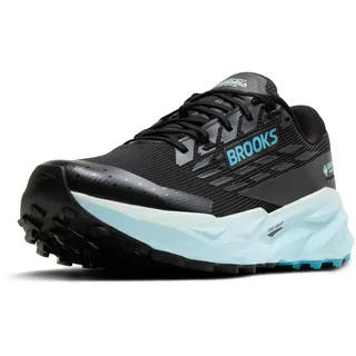 Brooks Cascadia 19 GTX Damen Black/Ebony/Blue Flower 37,5