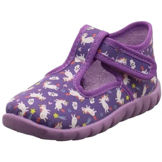 Fischer Markenschuh Hausschuh Lila 24