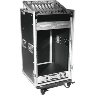 Roadinger Spezial-Kombi-Case Profi, 17 HE, rollbar (19" Case Case (L x B x H) 560 x 640 x 1050 mm
