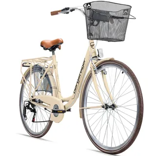 Bergsteiger Paris 26 Zoll Damenfahrrad Citybike Damenrad im Retro-Design