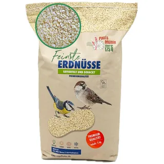 Paul ́s Mühle Erdnüsse für Vögel, Erdnusskerne gehackt, 5 kg Ernte 2025