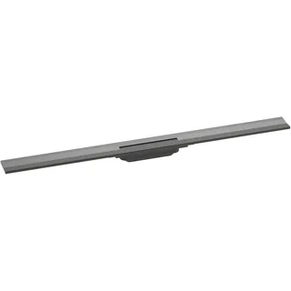 1000 mm brushed black chrome