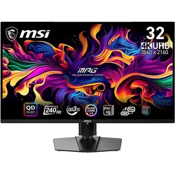 MSI MPG 321URXDE QD-OLED 31,5 Zoll OLED 4K Gaming Monitor 0,03 ms Reaktionszeit