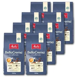 8 KG Melitta BellaCrema Decaffinato Kaffeebohnen Preis  Inklusive Kaffeesteuer