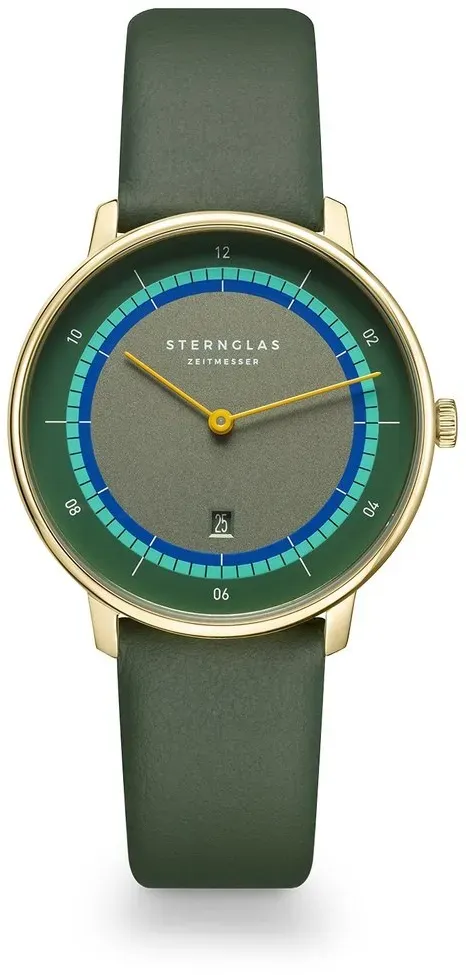 STERNGLAS - NAOS XS - EDITION ARGO - dunkelgrün - gold  / 33MM
