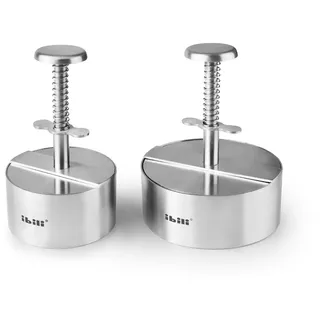 Ibili I-CHEF Hamburgerform, 11 cm Durchmesser, Edelstahl