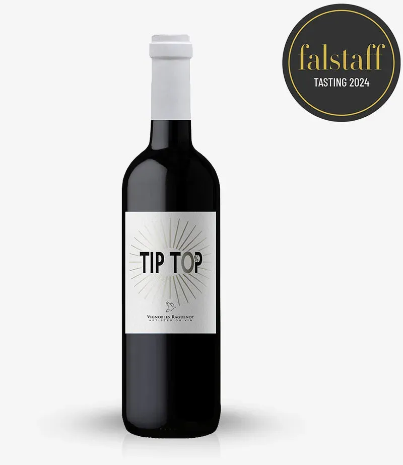 TIP TOP ROUGE: Merlot & Cabernet, die typische Cuvée ohne Alkohol.