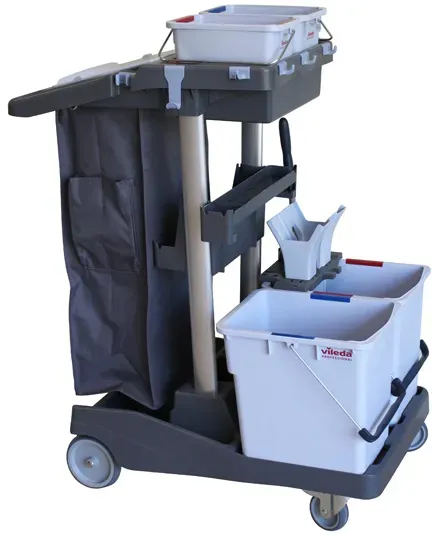SET Vileda Reinigungswagen VoleoPro