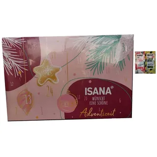 Isana Beauty Adventskalender 2023 + 2 Limitierte Geschichtsmasken *für eine schöne Adventszeit* 24 tolle Überraschungen