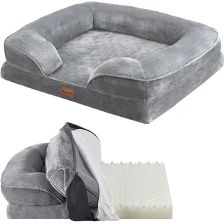 Juskys Hundesofa Sheena M 72 x 60 cm grau