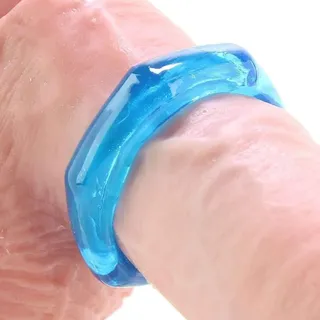 Pipedream Deluxe Cock Ring Set - Blue, 60 g