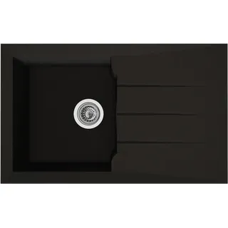 Respekta Alineo 81 x 50 cm schwarz + Handbetätigung