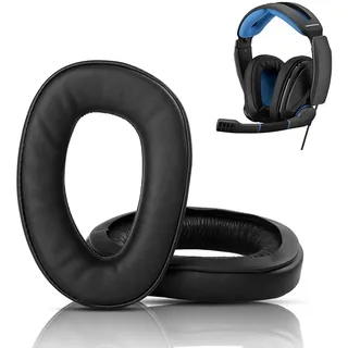 Premium Proteinkleder Ersatz Ohrpolster für Sennheiser GSP300 GSP301 GSP302 GSP303 GSP350 GSA301 Headset Ersatz-Ohrpolster