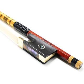 VINGOBOW Ein feiner Pernambuco Geigenbogen Violine Geigen bogen warmer Klang schnelle Reaktion guter Ebenholzfrosch mit Messinglegierung