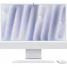 Apple iMac 24 Retina 4.5K (M4, 2024) 61cm (24 Zoll) Silber 16GB RAM 256GB SSD 8‐Core CPU mit 4 Per