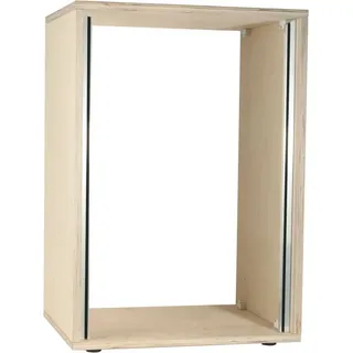 MUSIC STORE Musikinstrumentenständer, (Studiorack 16HE Birke MP Bausatz Unlackiert Gerade Studio Rack, Studiomöbel, Studio Racks), Studiorack, 16HE Birke MP Bausatz, Studio Rack