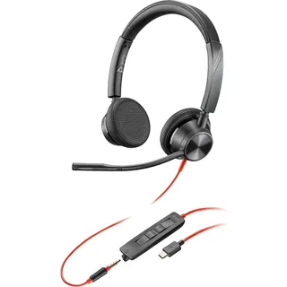 Poly Blackwire 3325 USB-C Headset, - Black