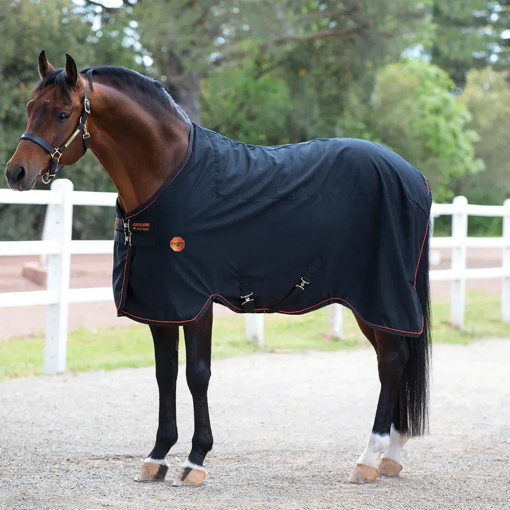 Horseware Rambo Ionic Stable Sheet - Stalldecke 0g - schwarz, 75