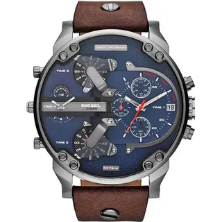 Diesel Herrenuhr Mr Daddy DZ7314 - Braun/Blau