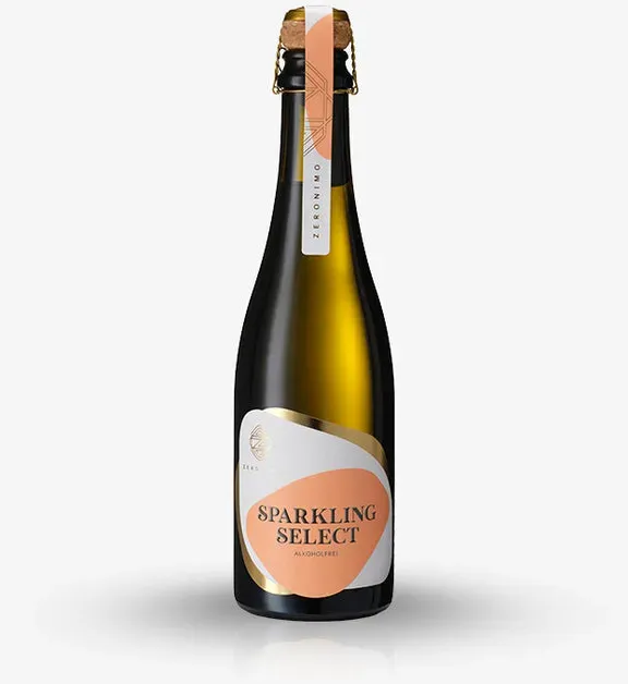 ZERONIMO SPARKLING SELECT 0,375: Einer der besten alkoholfreien Sekte in einer halben Flasche