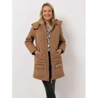 KILIAN KERNER SENSES Mantel, Stehkragen abnehmbare Kapuze Reissverschluss figurumspielend