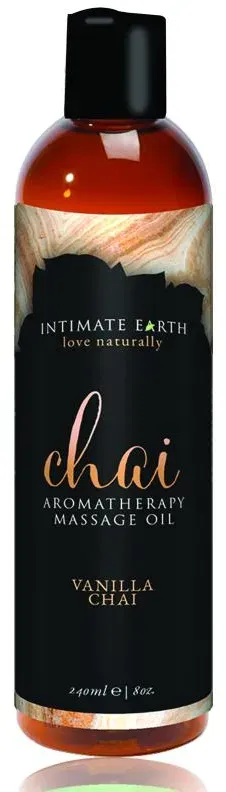 Intimate Earth - Massage Oil Chai 120 Ml Black