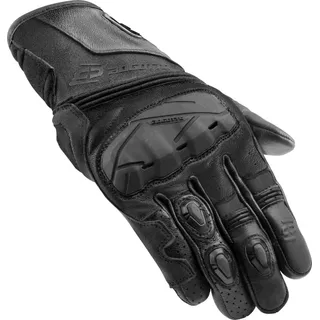 Bogotto Zello perforierte Motorrad Handschuhe, schwarz, Größe 2XL für Männer
