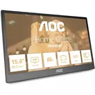 AOC 16T3EA (1920 x 1080 Pixel, 16"), Monitor, Schwarz