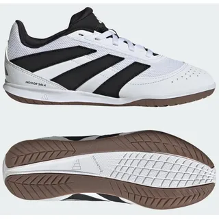 Adidas Predator Club Sala Kids Fußballschuhe, Cloud White/Core Black/Lucid Lemon - EU