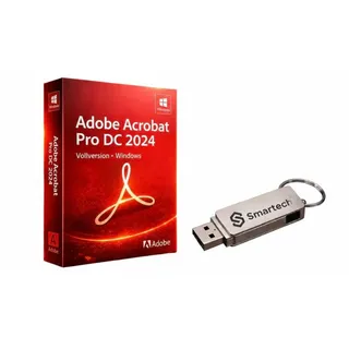 Adobe Acrobat Pro DC 2024 Vollversion / Windows / Kein Abo + USB-Stick