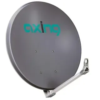 axing/skt Axing SAA110-02 Satellitenantenne, anthrazit Silber
