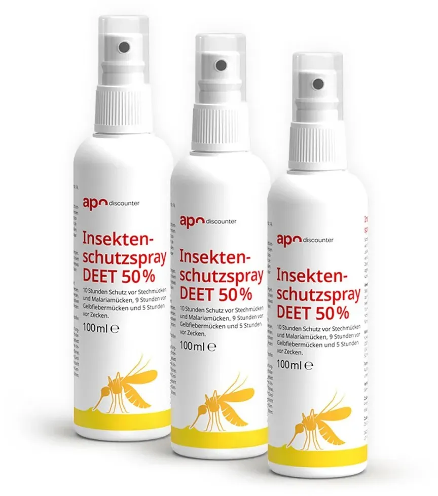 Insektenschutzspray DEET 50 % gegen Mücken von apodiscounter
