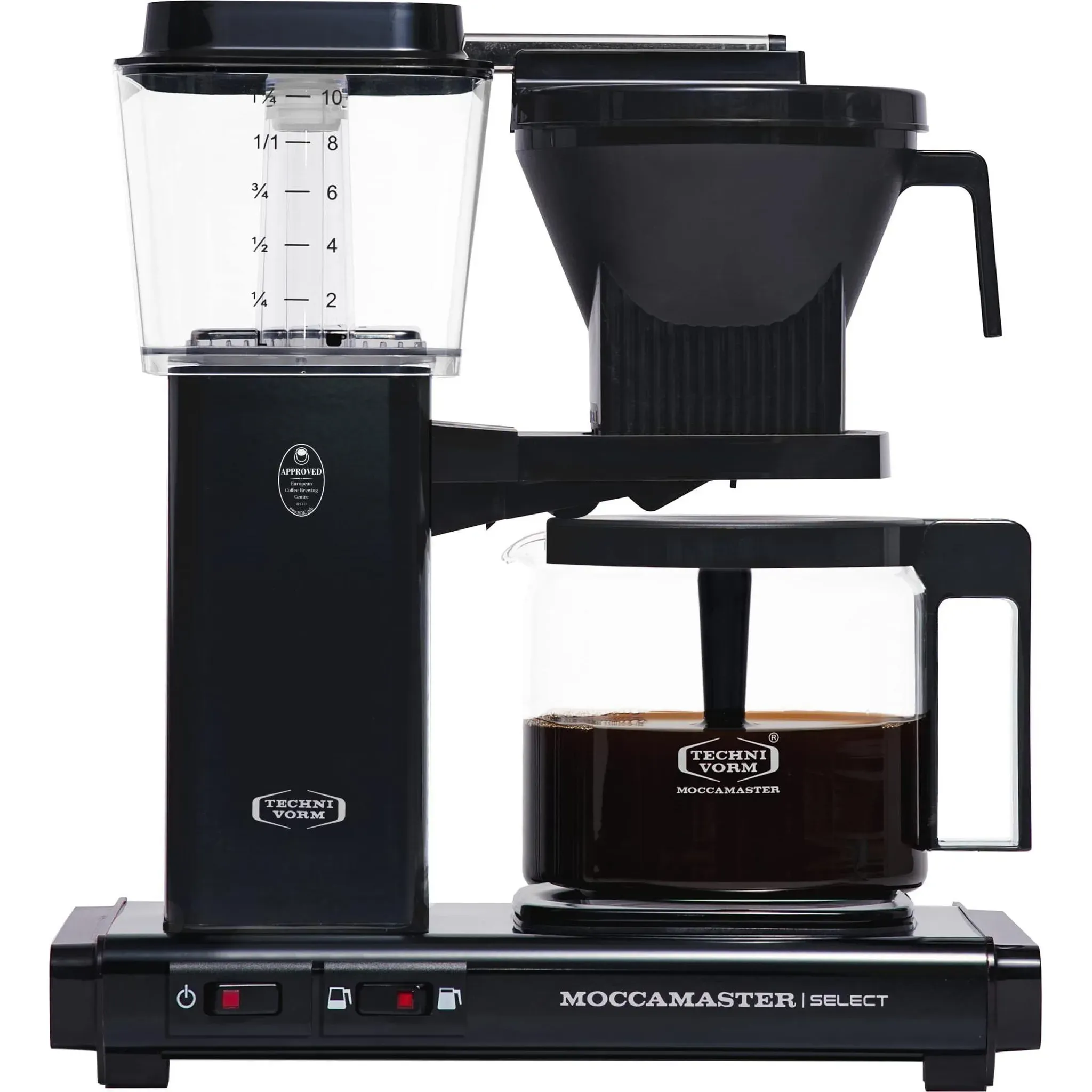 Moccamaster KBG Select, Filtermaschine Kaffee, Kaffeemaschine, Filterkaffee, Schwarz, 1.25L