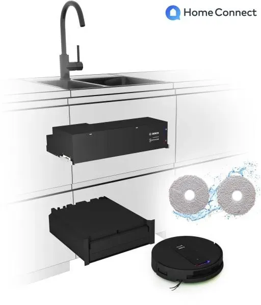Bosch AccentLine BCRI3BX1 - Einbau-Saugroboter mit Wischfunktion