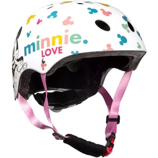 Disney Seven Polska Mädchen Minnie Mouse Skaterhelm, weiß, M