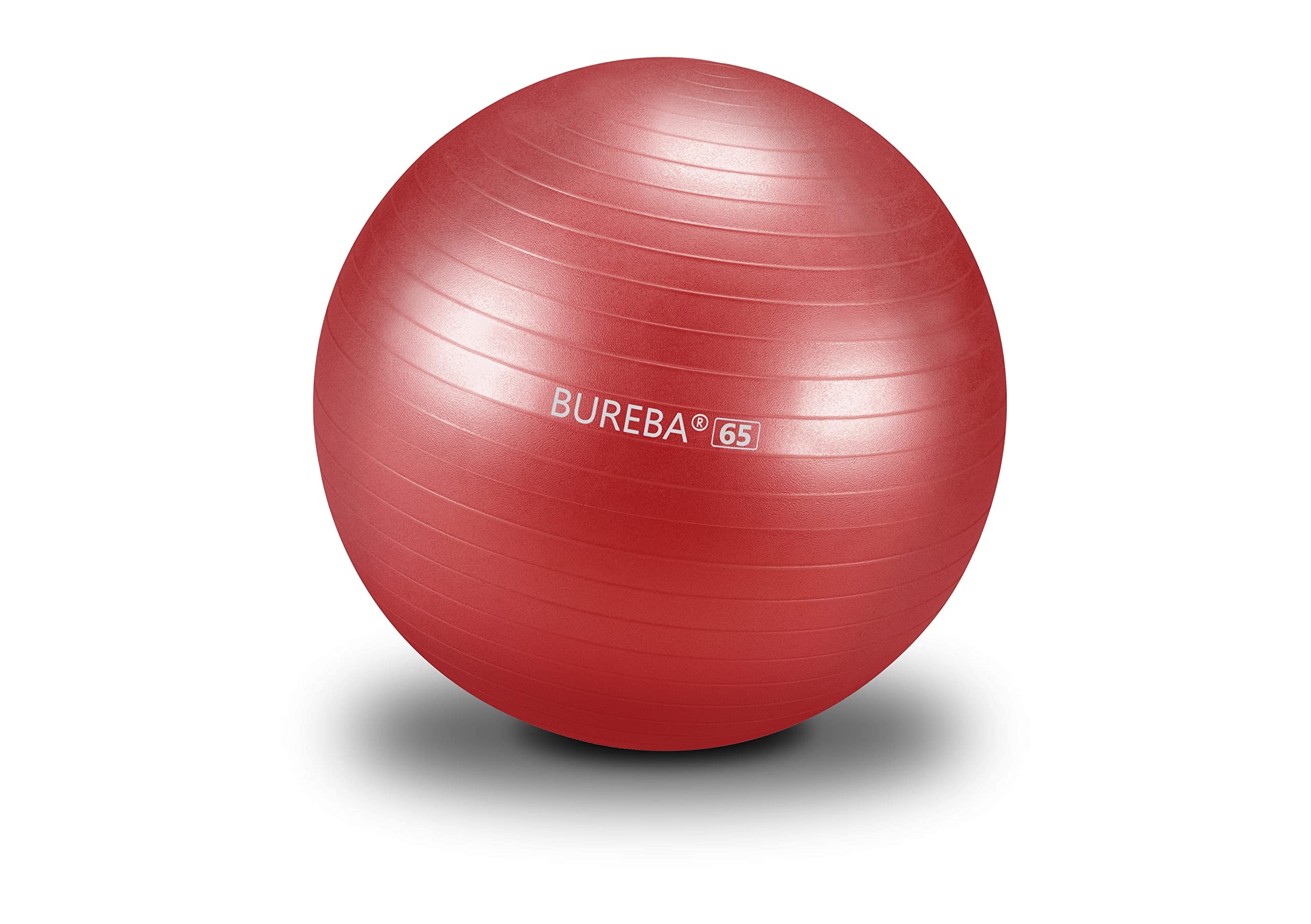 Bild Bureba Unisex – Erwachsene 75R Gymnastikball, Pezziball, Rot, 75 cm