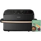 COSORI CAF-TF801-CEUR 8,6 LITER TWINFRY COMPACT, Keramikbeschichtung, Heißluftfritteuse