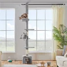 Kratzbaum deckenhoch 226-265 cm grau