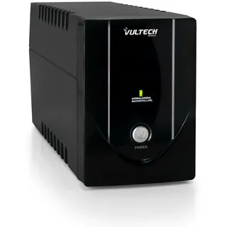 Vultech ups1200va-lite Unterbrechungsfreie Stromversorgung (usv) Line-interaktiv 1,2 Kva 600 W, 2 Ac-ausgänge